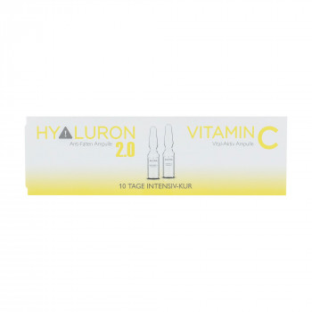 Ампули для інтенсивної терапії шкіри обличчя Alcina Hyaluron 2.0 & Vitamin C, 10*1 мл