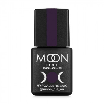 Гель-лак для нігтів Moon Full Сolor Hypoallergenic Winter 2021 Gel Рolish 665 димчастий сливовий, 8 мл