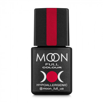 Гель-лак для нігтів Moon Full Color Hypoallergenic Gel Polish 134 горобиновий, 8 мл