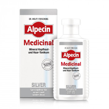Тонік проти жовтизни сивого волосся Alpecin Medicinal Silver Tonic, 200 мл