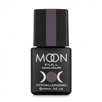 Гель-лак для нігтів Moon Full Color Hypoallergenic Gel Polish 195 темний попіл, 8 мл
