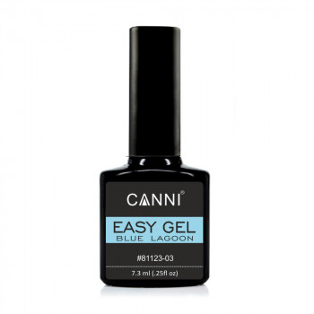 Гель для нарощування та зміцнення нігтів Canni Easy Gel 03 Blue Lagoon, 7.3 мл