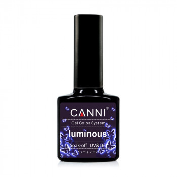 Гель-лак для нігтів Canni Luminous Soak-off UV&LED Gel Color System 811 Рожевий неон-яскрава фуксія, 7.3 мл