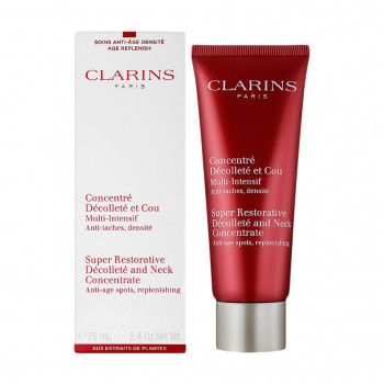 Концентрат для шиї та декольте Clarins Super Restorative Decollete and Neck Concentrate, 75 мл