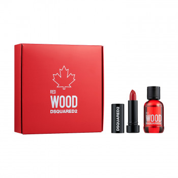 Парфумований набір жіночий Dsquared2 Red Wood (туалетна вода, 5 мл + помада, 1.2 г)