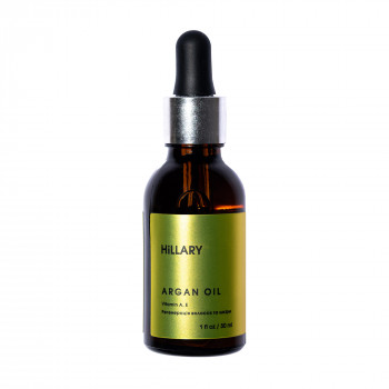 Органічна мароканська арганова олія холодного віджиму Hillary Organic Cold-Pressed Moroccan Argan Oil, 30 мл