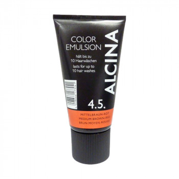 Відтінкова емульсія для волосся Alcina Color Emulsion 4.5 Medium Brown Red, 150 мл