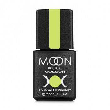 Гель-лак для нігтів Moon Full Neon Color Gel Рolish UV/LED, 703 лимонний, 8 мл