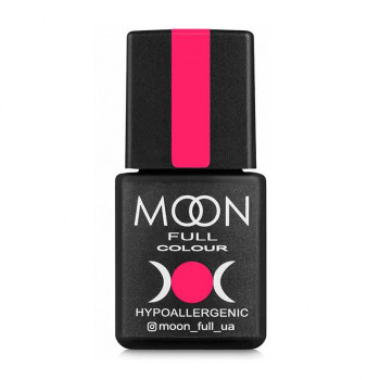 Гель-лак для нігтів Moon Full Neon Color Gel Рolish UV/LED, 709 рожевий насичений, 8 мл