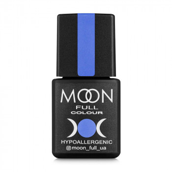 Гель-лак для нігтів Moon Full Color Hypoallergenic Gel Polish 155 повітряний синій, 8 мл