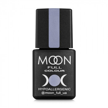 Гель-лак для нігтів Moon Full Color Hypoallergenic Gel Polish 148 блакитна сталь, 8 мл