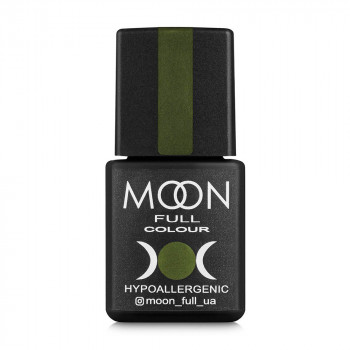 Гель-лак для нігтів Moon Full Color Hypoallergenic Gel Polish 213 ніжно-оливковий, 8 мл