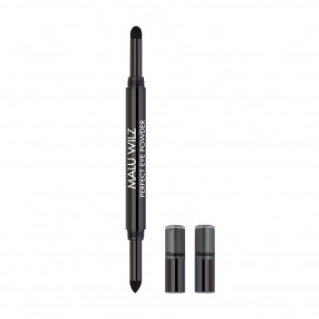 Тіні-пудра для повік Malu Wilz Perfect Eye 97A Dark Silver Stars, 0.8 г (змінний блок)