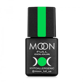 Гель-лак для нігтів Moon Full Summer UV/LED, 633 яскраво-зелений, 8 мл