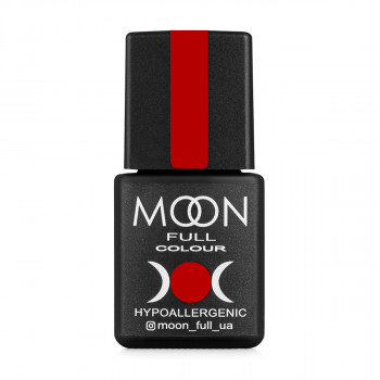 Гель-лак для нігтів Moon Full Ferrari UV/LED, 802 яскраво-червоний, 8 мл