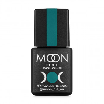 Гель-лак для нігтів Moon Full Сolor Hypoallergenic Winter 2021 Gel Рolish 658 м'ятно-бірюзовий, 8 мл