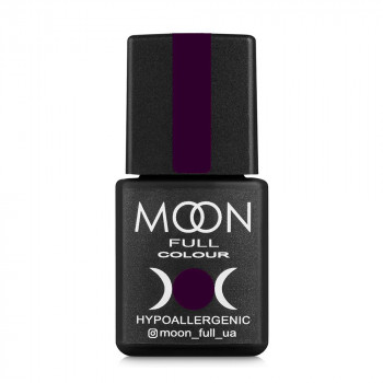 Гель-лак для нігтів Moon Full Color Hypoallergenic Gel Polish 168 темно-сливовий, 8 мл