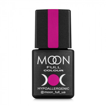 Гель-лак для нігтів Moon Full Color Hypoallergenic Gel Polish 166 глибокий рожевий, 8 мл