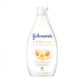 Пом'якшувальний, живильний гель для душу JOHNSON’S з олією мигдалю і ароматом жасмину, 750 мл