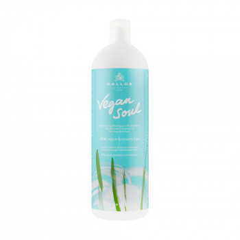 Шампунь для об'єму волосся Kallos Cosmetics Vegan Soul Volumizing Shampoo з екстрактом бамбука та кокосовою олією, 1 л