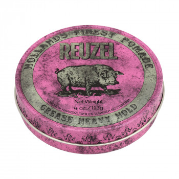 Помада для укладання волосся Reuzel Pomade Pink Heavy Hold Grease, 113 г