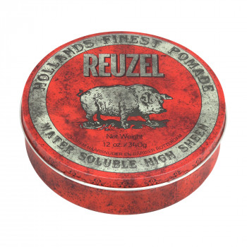 Помада для укладання волосся Reuzel Red Pomade Water Soluble High Sheen, 340 г