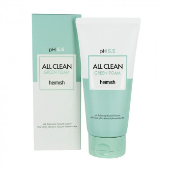 Очищувальна пінка для вмивання Heimish All Clean Green Foam pH 5.5, 150 мл