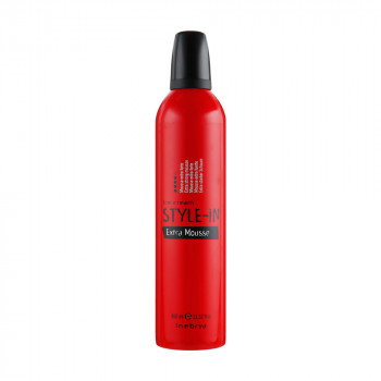 Мус для волосся Inebrya Style-In Extra Strong Mousse екстра сильної фіксації, 400 мл