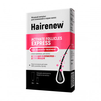 Інноваційний комплекс для волосся Hairenew Activate Follicles Express Treatment Експрес-активація фолікулів (крем, 30 мл + бустер, 10 мл)