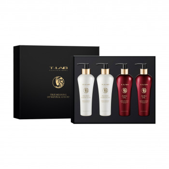 Набір для волосся та тіла T-LAB Professional Aura Oil, 4 предмети