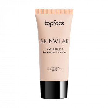 Тональний крем для обличчя Topface Skinwear Matte Effect SPF 15 з матувальним ефектом, 06, 30 мл