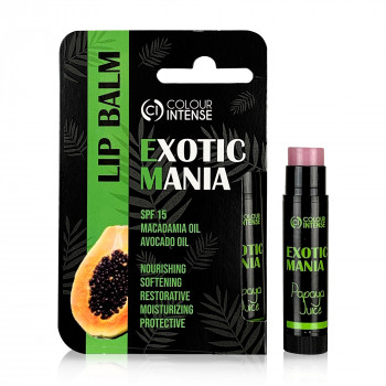 Бальзам для губ Colour Intense Exotic Mania Сік папайя SPF 15, 5 г