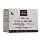 Нічний крем для обличчя, шиї, зони декольте MartiDerm Platinum Gf Vital-Age Night Cream, 50 мл