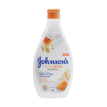 Доглядальний лосьйон для тіла JOHNSON’S Vita Rich Смузі, з йогуртом, вівсом та медом, 400 мл