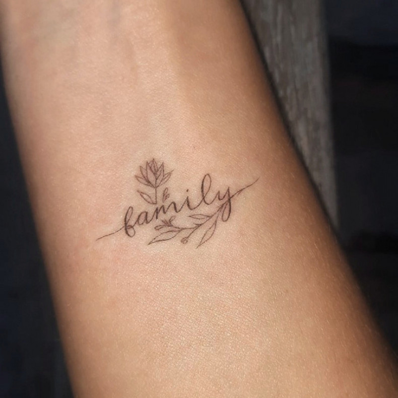 Мини тату на два три года, не навсегда, фото - Бровист Яна Щербань