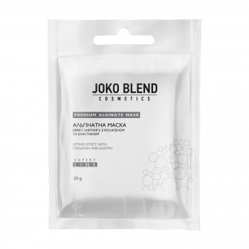 Альгінатна маска Joko Blend Premium Alginate Mask ефект ліфтингу, з колагеном та еластином, 20 г