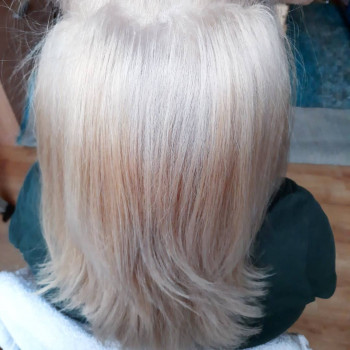 после окрашивания