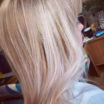 окрашивание блонд