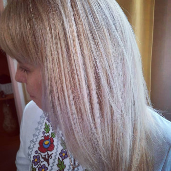 окрашивание блонд