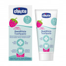 Дитяча зубна паста Chicco Dentifricio Toothpaste Полуниця з фтором, від 12 місяців, 50 мл