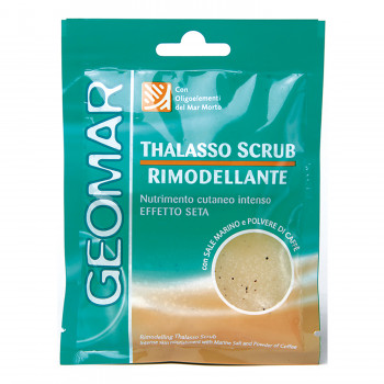 Ремоделювальний скраб для тіла Geomar Thalasso Scrub з морською сіллю та кавою, 85 г
