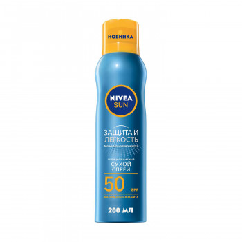 Сонцезахисний освіжальний міст NIVEA Sun SPF 50 Захист та сухий дотик, 200 мл