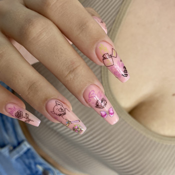 Коррекция ногтей + покрытие однотонный
                    Майстер манікюру Виктория Одеса