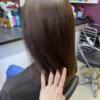 Складне або однотонне фарбування/висвітлення волосся/фарбування сивини
                    Салон красоты Blackberry Киев