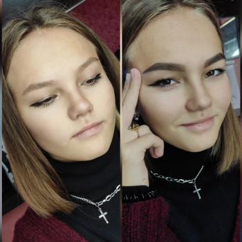 Моделирование бровей и покраска
                    Мастер перманентного макияжа Наталия Каменское