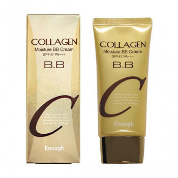 Зволожувальний BB-крем для обличчя Enough Collagen Moisture BB Cream SPF 47 PA +++ з колагеном, 50 г