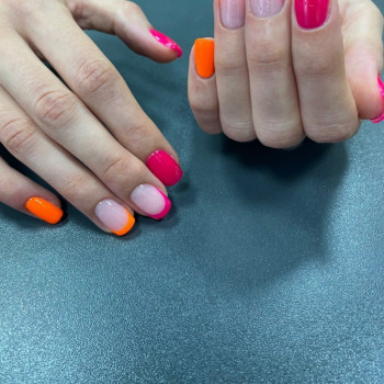 Цветной френч