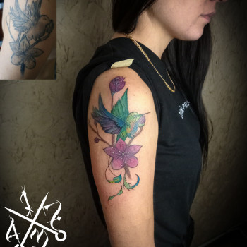 Дали новую жизнь старенькой татуировочке