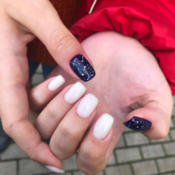 Маникюр черно-белый, фото - Салон красоты Fargo