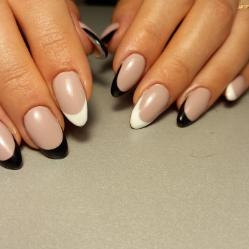 Френч, фото - мастер маникюра Лилия Бахмутова